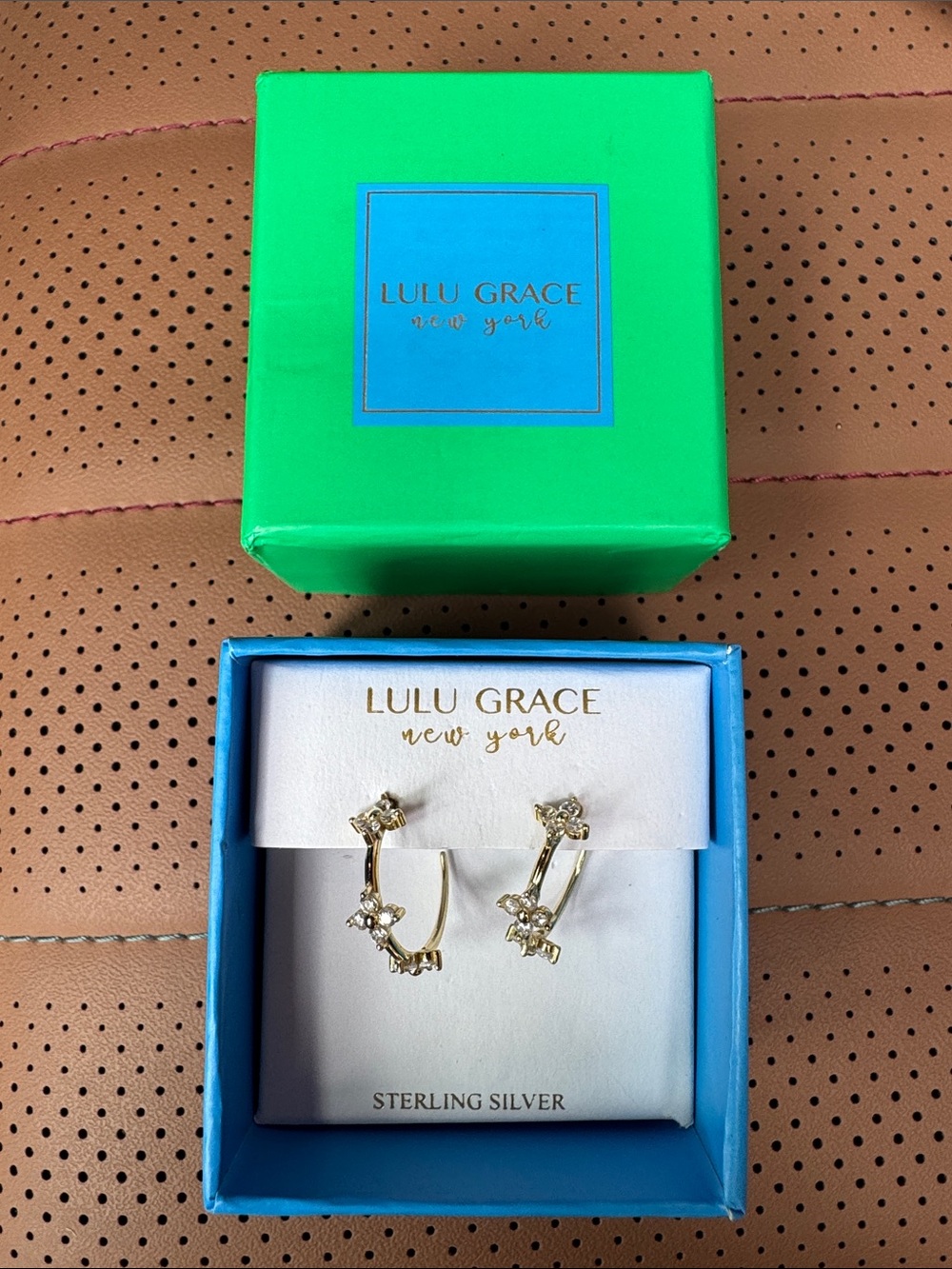 Gold Sterling Silver Kids Hoop Earrings - Gold